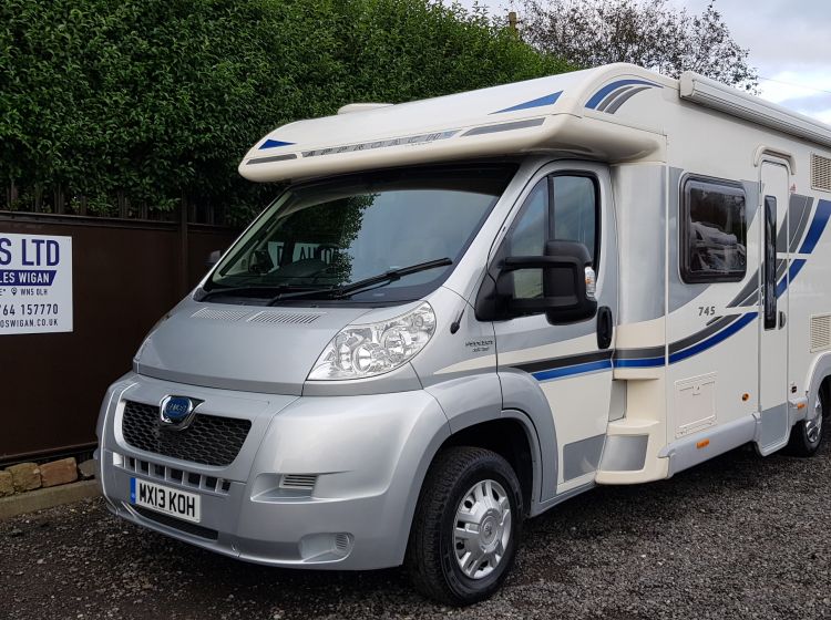 sold thanks!!!!!!bailey approach 745 se motorhome 4 berth french bed 4 seatbelts  extras-excellent condition solar pannel fitted 2013