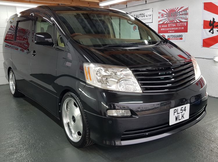 now sold thanks!!!!!Toyota alphard black 2.4 petrol mpv auto fresh import 8 seater 2004 *44000 in stock twin sunroofs,4 new tyres, 6 month warranty