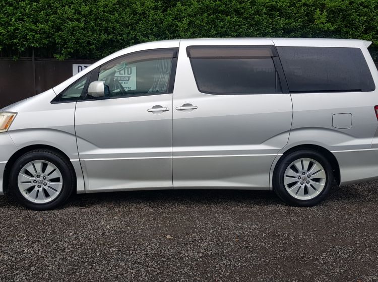 now sold thanks!!!!!!Toyota Alphard 2.4 silver petrol automatic 8 seater MPV jap import 4-b in stock	px welcome excellent condition