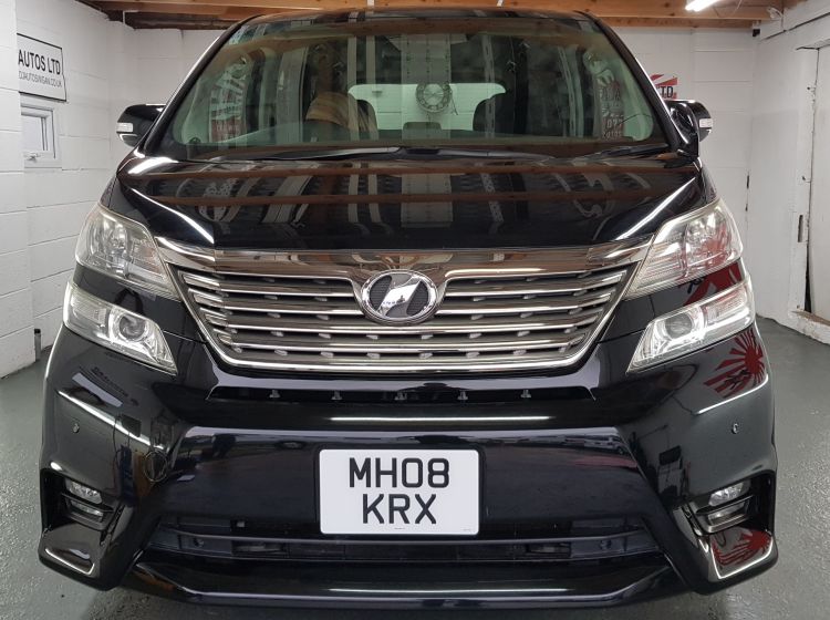 now sold thanks!!!!!Toyota vellfire like Alphard 2.4 black petrol automatic fresh import in stock 08-8 seater px and finance poss nationwide warranty