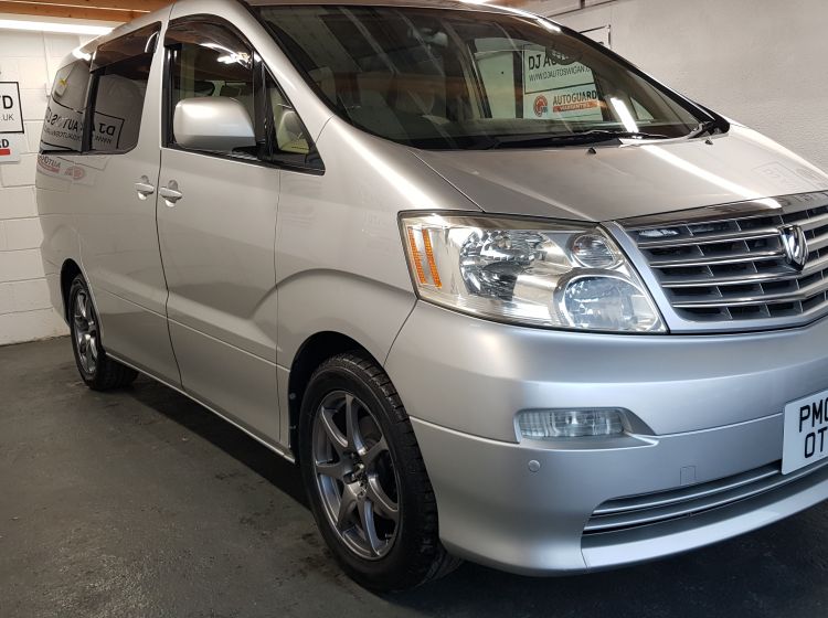 now sold thanks!!!!!!Toyota Alphard 2.4 silver petrol automatic 8 seater MPV japanese import px welcome excellent alround condition 6 months warrany