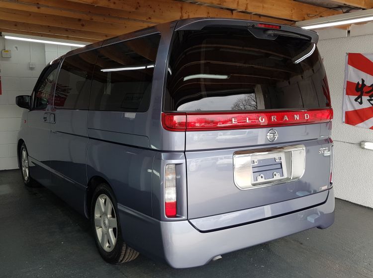 now sold thanks!!!!Nissan Elgrand 3.5 automatic 8 seater blue MPV day van fresh import -32k miles fresh import -6 months warranty-px poss -elec curtains quote 107