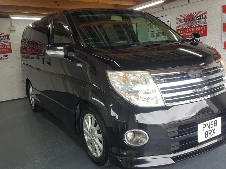 now sold thanks!!!!!!!199-Nissan Elgrand e51 s3 2.5 auto 8 seater black 56k fresh japanese import 2008 px and finance poss 6 months warranty -please quote 199