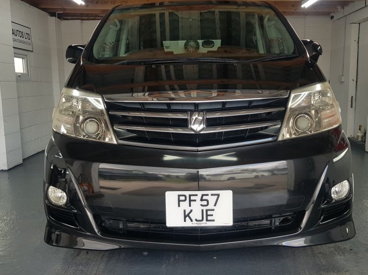now sold thanks!!!!!!204-toyota alphard 2.4 automatic in black 8 seater fresh japanese import only 57k miles nationwide 6 months warranty -2007- please quote 204