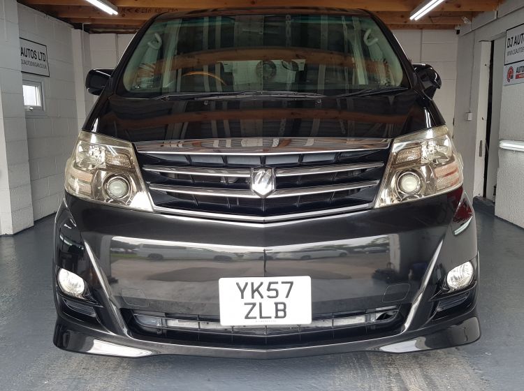 NOW SOLD THANKS!!!!!!!225-Toyota Alphard 2.4 black automatic 8 seater fresh japanese import 2007 excellent condition px and finance + warranty quote 225
