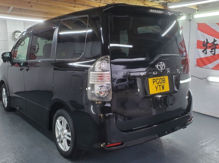 now sold thanks!!!!!!284-Toyota voxy 2.0 petrol automatic in black 8 seater 4 new tyres fitted japanese import 08 -excellent condition-px and finance poss 6 months warranty-please quote 284