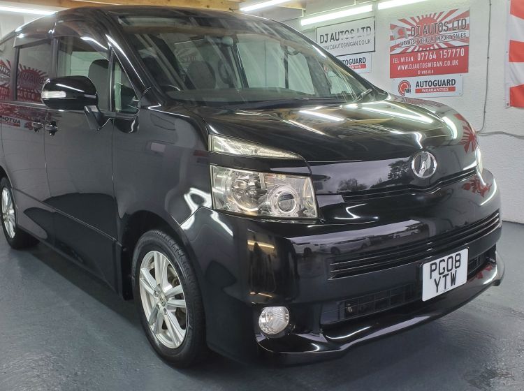 now sold thanks!!!!!!284-Toyota voxy 2.0 petrol automatic in black 8 seater 4 new tyres fitted japanese import 08 -excellent condition-px and finance poss 6 months warranty-please quote 284