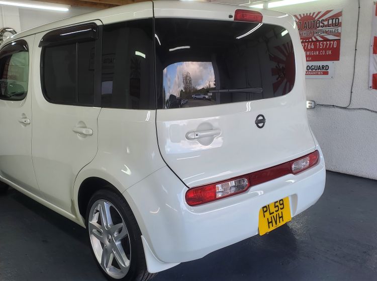 now sold!!!!!!!289-Nissan cube 1.5 auto white fresh japanese import bimta 45k miles 2010 Subtitle:	px poss 6 months warranty-please quote 289 to reserve
