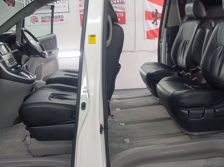 sold deposit recieved!!!!!!!!!327-Toyota Alphard 2.4 white petrol automatic 7 seater sunroofs fresh japanese import 06 	px poss -6 months warranty-please quote 327