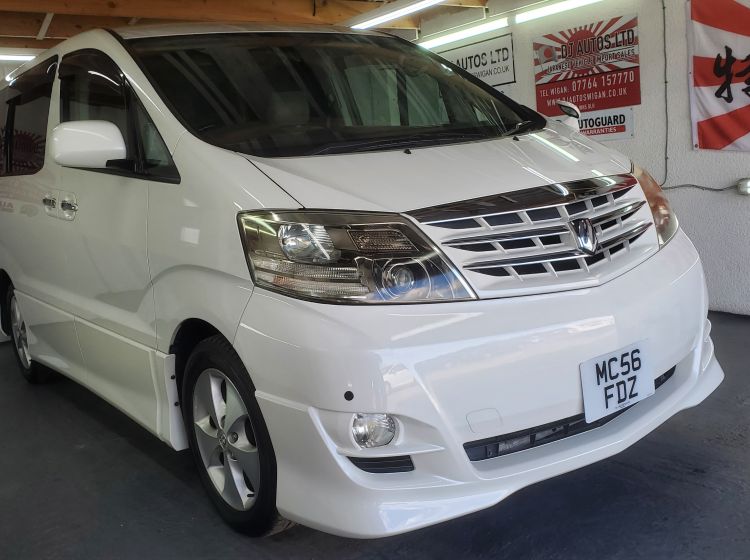 sold deposit payed!!!!!!!!334-Toyota Alphard 2.4 white petrol automatic 8 seater fresh japanese import 2006	px poss 6 months warranty please quote 334