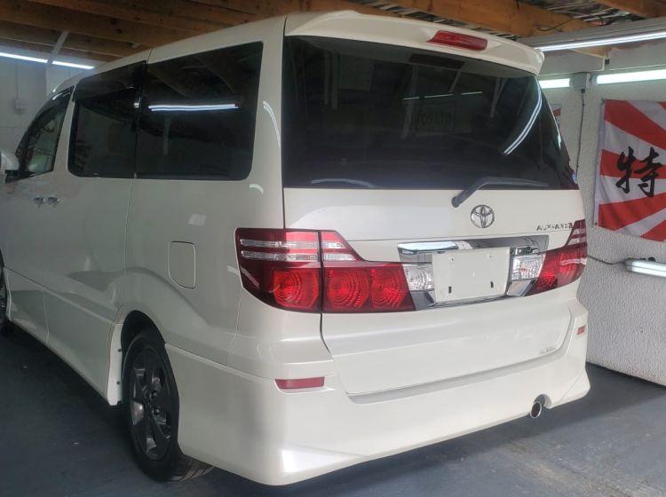 sold thanks!!!!!!!!342-Toyota Alphard 2.4 white petrol automatic 8 seater fresh japanese import 07 6 months nationwide warranty refurbed grey alloys- please quote 342