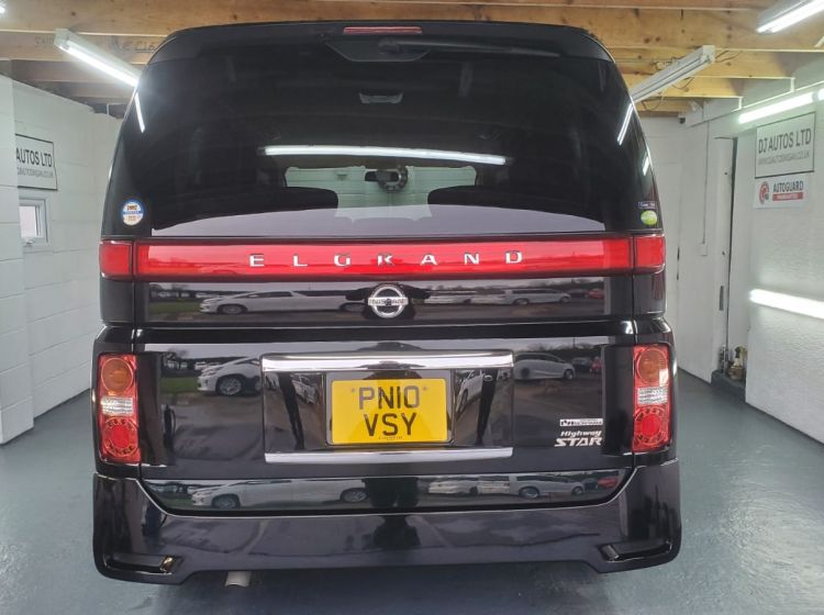 now sold thanks!!!!!!!!!354 Nissan Elgrand e51 2.5 automatic 8 leather seats black fresh japanese import 2010 only 47k miles	px and finance poss 6 months warranty -please quote 354