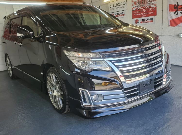 now sold thanks!!!!!!!!376-Nissan egrand e52 rider 2.5 auto in black japanese import only 57k miles 360 cameras stunning vehicle 2014 -please quote 376 to reserve me