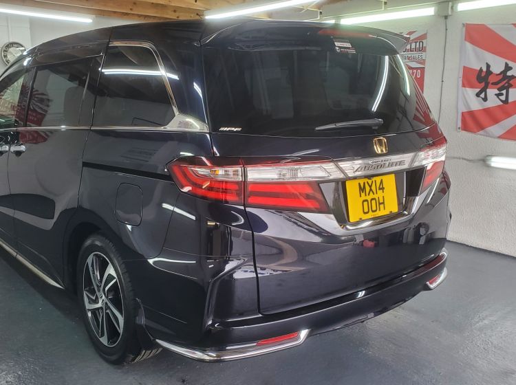 396-Honda Odyssey absolute 2.4 auto 8 seats japanese import only 41k miles 2014 in excellent condition 6 month warranty- 4.5 high grade please quote 396 to reserve me