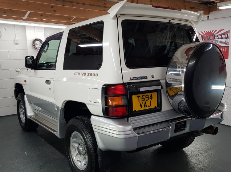 now sold thanks!!!!!!Mitsubishi Pajero 3 door 3500cc white japanese import corosion free, in stock only 28k miles refurbed alloys-excellent condition 1999