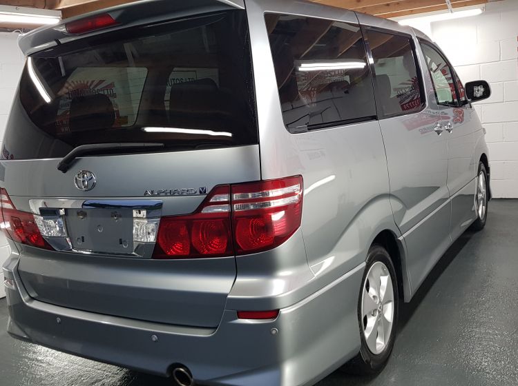 now sold thanks!!!!!!Toyota Alphard 2.4 silver petrol automatic 8 seater mpv sunroof japanese import excellent condition corrosion free 2005 in stock quote 76