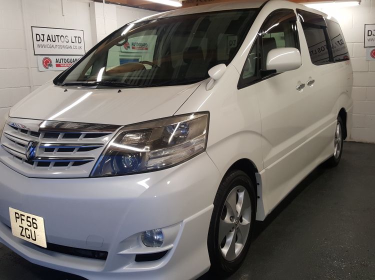 now sold thanks!!!!!!Toyota Alphard 2400cc petrol 8 seater top class import in stock 56 plate-px welcome you wont find a better example