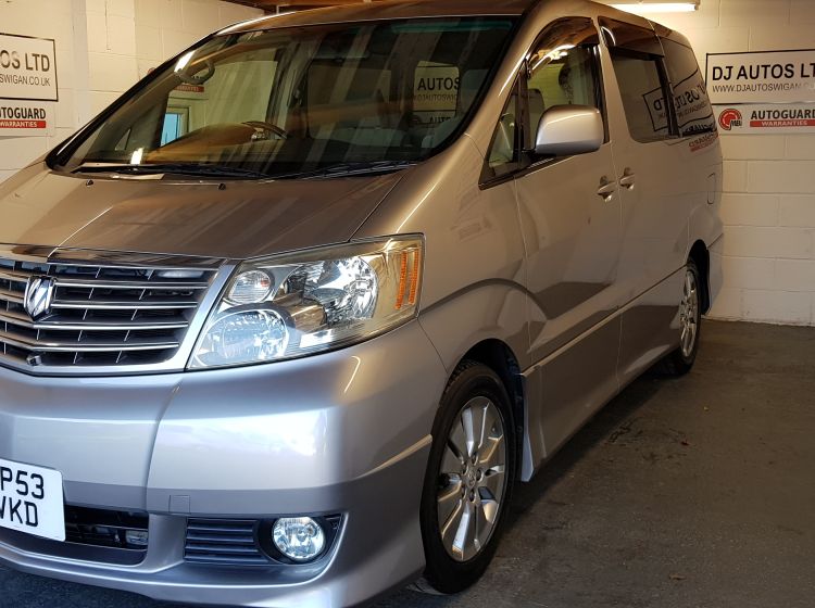 now sold thanks!!!!!!!Toyota alphard 2.4 petrol mpv auto silver jap import 8 seater 53 plate rust free px welcome excellent alround condition only 54000 miles