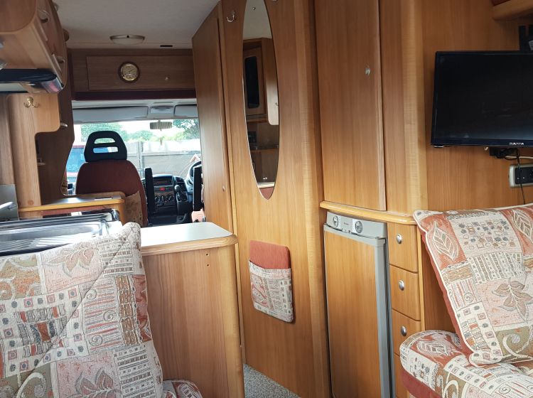 now sold thanks!!!!!  autocruise stardream 2.2 d 2 berth 2 seatbelts motorhome u shape lounge  only 22000 miles 56 plate