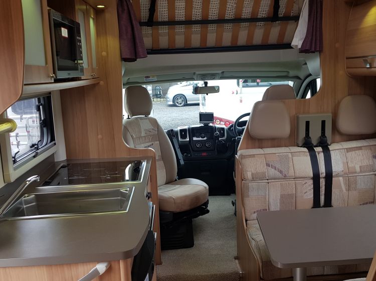 now sold thanks!!!!!!Bailey autograph 760 se 6 berth 6 seatbelts u shape lounge only 26000 miles 2012 good used condition px and finance 6 months warranty