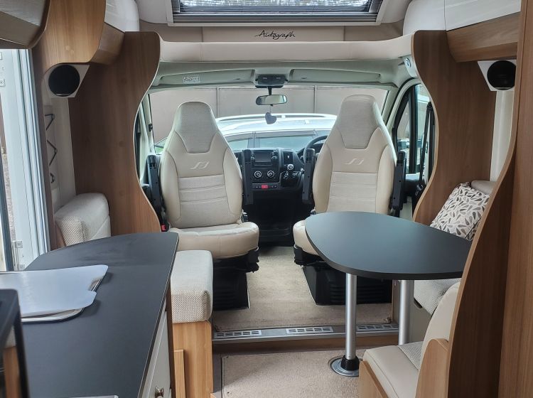 sold thanks!!!!!!!BAILEY APPROACH AUTOGRAPH 794i MOTORHOME 4 berth 4 belts island bed 3K miles 1 owner from new px and finance possible- 12 months warranty
