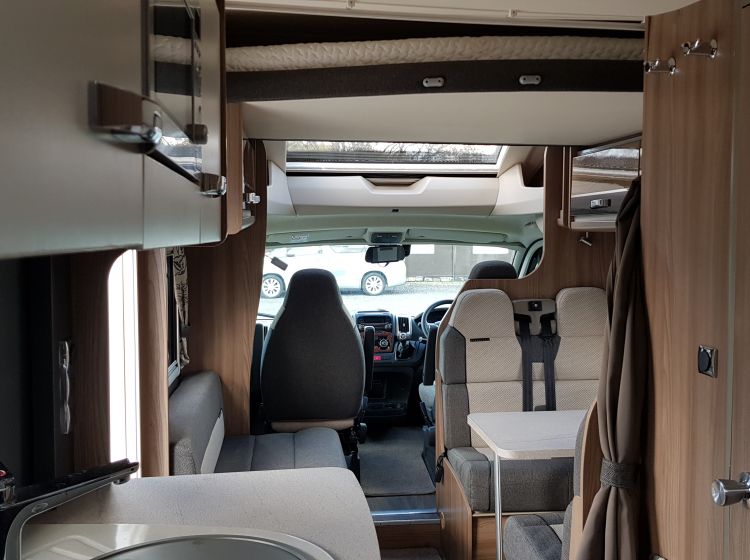 now sold thanks !!!!Fiat BESSACARR 496 motorhome 6 berth 6 belts u shape lounge elec bed 2017 -px poss- 6 months warranty