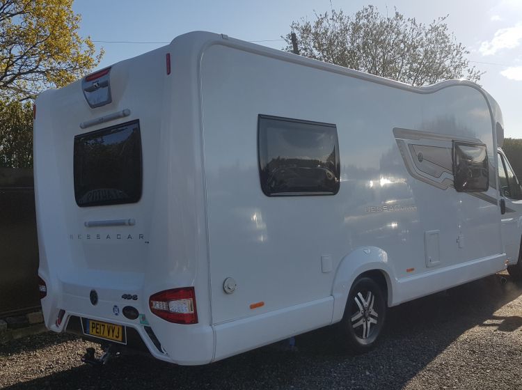 now sold thanks !!!!Fiat BESSACARR 496 motorhome 6 berth 6 belts u shape lounge elec bed 2017 -px poss- 6 months warranty
