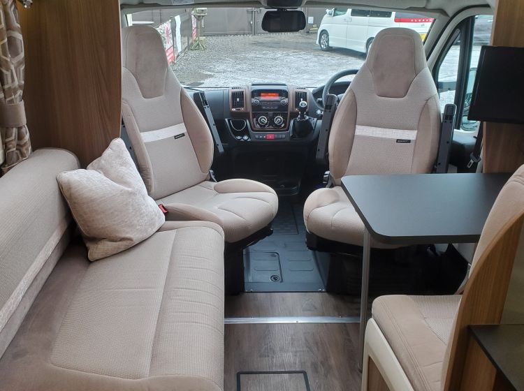 SWIFT BESSACARR 584 BLACK EDITION MOTORHOME 4 berth bed 2019- 1 owner only 15k miles excellent condition inside and out	plus extras -px and finance possible- 12 months warranty