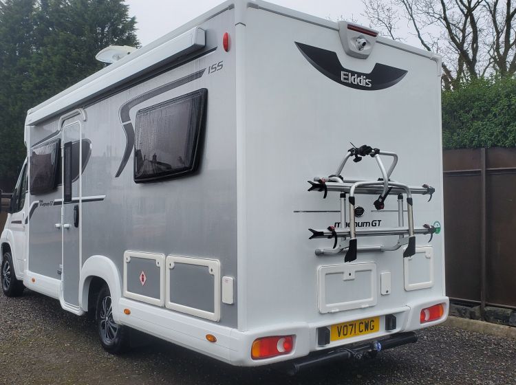 sold thanks!!!!!ELDDIS MAGNUM GT 155 MOTORHOME 4 BERTH 4 BELTS FRENCH BED 1 OWNER 6K MILES -71 REG 	px and finance possible- 12 months warranty