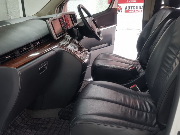 now sold thanks!!!!!!!!Nissan Elgrand e51 2.5 petrol automatic 8 leather seats japanese import 2008 excellent condition px possible 3 months warranty