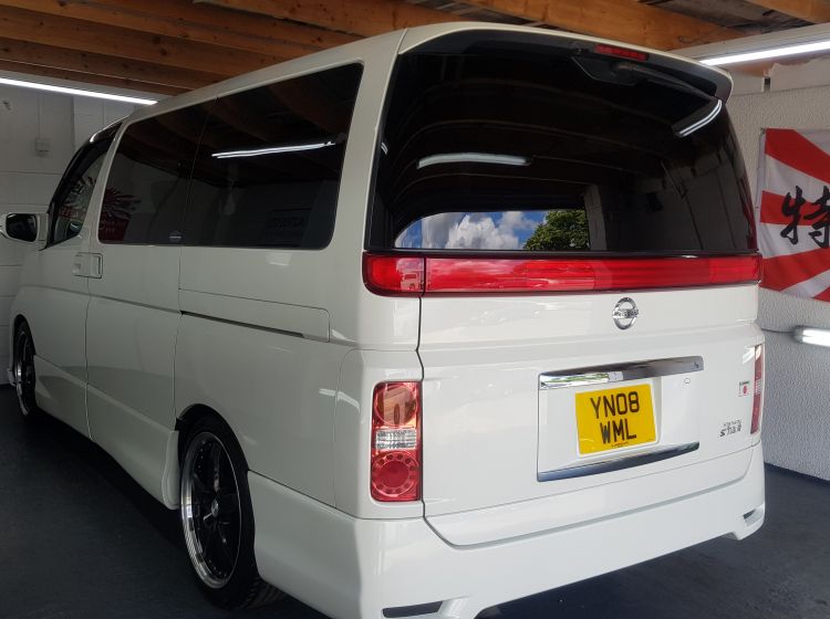 now sold thanks!!!!!!!!Nissan Elgrand e51 2.5 petrol automatic 8 leather seats japanese import 2008 excellent condition px possible 3 months warranty