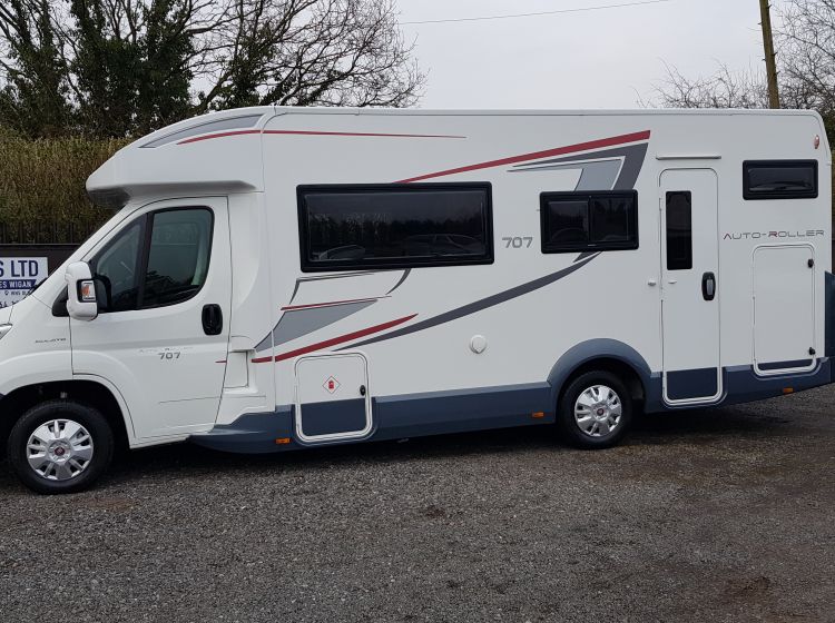now sold thanks!!!!!!Fiat ROLLER TEAM AUTO ROLLER 707 2019 px and finance possible warranty-electric drop down bed excellent order